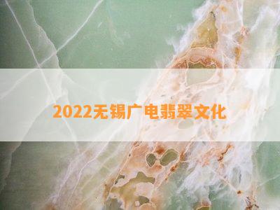 2022无锡广电翡翠文化