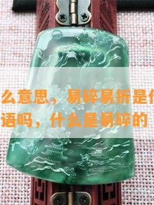 易碎是什么意思，易碎易折是什么意思，易碎是词语吗，什么是易碎的