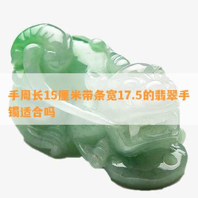 手周长15厘米带条宽17.5的翡翠手镯适合吗