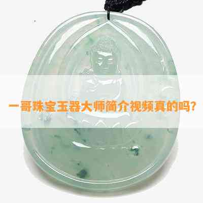 一哥珠宝玉器大师简介视频真的吗？