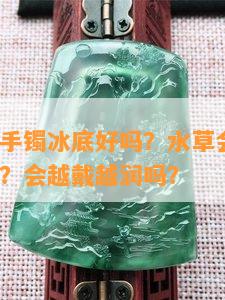 水草玛瑙手镯冰底好吗？水草会变化吗？怎么保养？会越戴越润吗？