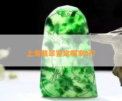 上海翡翠鉴定哪家好？