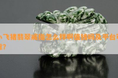 小飞猪翡翠戒指怎么样啊值钱吗及平台可靠？