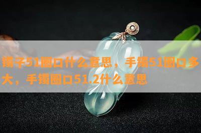 镯子51圈口什么意思，手镯51圈口多大，手镯圈口51.2什么意思