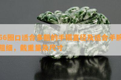 56圈口适合多粗的手镯直径及适合手腕粗细，戴重量及尺寸