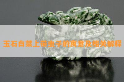 玉石白菜上带虫子的寓意及相关解释