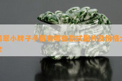 翡翠小牌子手链有哪些款式图片及价格大全