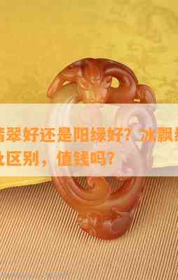 冰飘花翡翠好还是阳绿好？冰飘绿花翡翠的特点及区别，值钱吗？