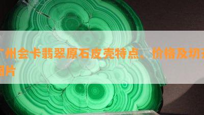 广州会卡翡翠原石皮壳特点、价格及切开图片