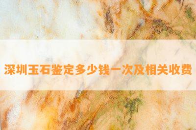 深圳玉石鉴定多少钱一次及相关收费