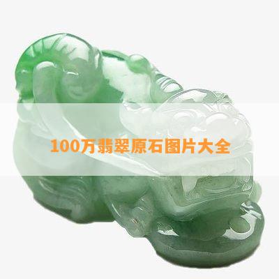 100万翡翠原石图片大全