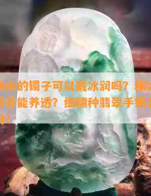 细糯种水的镯子可以戴冰润吗？糯冰种水手镯是否能养透？细糯种翡翠手镯会越养越透吗？