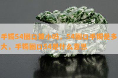 手镯54圈口算小吗，54圈口手镯是多大，手镯圈口54是什么意思