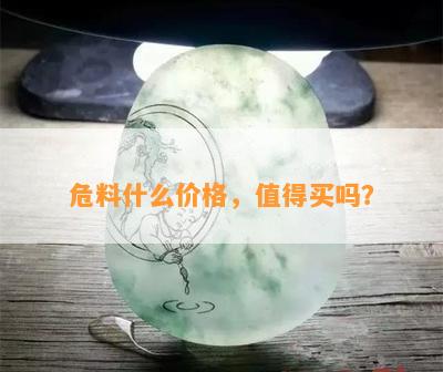 危料什么价格，值得买吗？