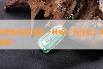 石英岩和东陵玉是一种吗？为什么？哪个更值钱？