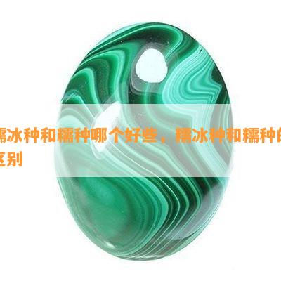 糯冰种和糯种哪个好些，糯冰种和糯种的区别