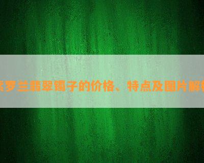 紫罗兰翡翠镯子的价格、特点及图片解析