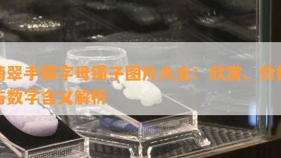 翡翠手镯字母镯子图片大全：欣赏、价格与数字含义解析