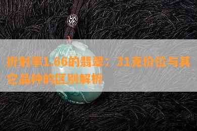 折射率1.66的翡翠：31克价位与其它品种的区别解析