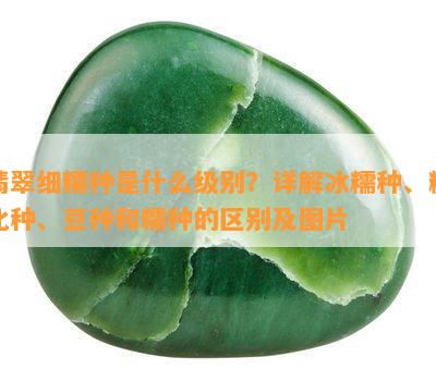 翡翠细糯种是什么级别？详解冰糯种、糯化种、豆种和糯种的区别及图片