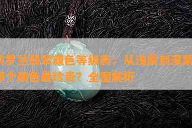 紫罗兰翡翠颜色等级表：从浅紫到深紫，哪个颜色最珍贵？全图解析