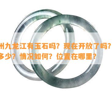 漳州九龙江有玉石吗？现在开放了吗？价格多少？情况怎样？位置在哪里？