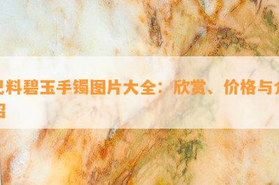 巴料碧玉手镯图片大全：欣赏、价格与介绍