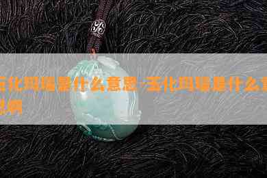 玉化玛瑙是什么意思-玉化玛瑙是什么意思啊