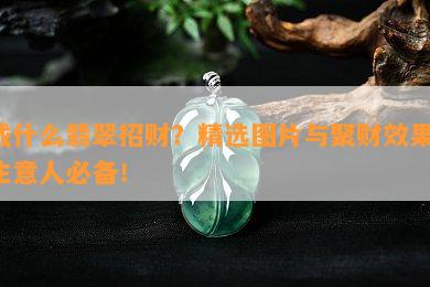 戴什么翡翠招财？精选图片与聚财效果，生意人必备！