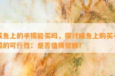 咸鱼上的手镯能买吗，探讨咸鱼上购买手镯的可行性：是否值得信赖？