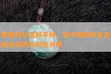 家里放树化玉好不好，家中摆放树化石玉的风水讲究与好处分析