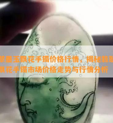 翡翠墨玉飘花手镯价格行情，揭秘翡翠墨玉飘花手镯市场价格走势与行情分析