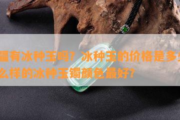 新疆有冰种玉吗？冰种玉的价格是多少？什么样的冰种玉镯颜色更好？