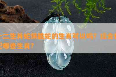 十二生肖蛇佩戴蛇的生肖可以吗？适合搭配哪些生肖？