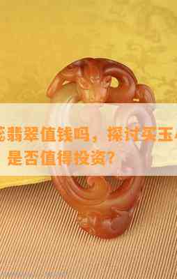 买玉小蕊翡翠值钱吗，探讨买玉小蕊翡翠的价值：是否值得投资？