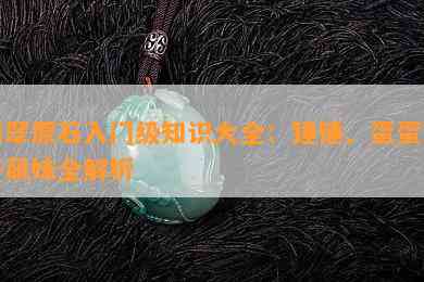 翡翠原石入门级知识大全：锤锤、蛋蛋鸡仔萌妹全解析