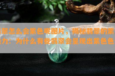 翡翠怎么会紫色呢图片，揭秘翡翠的紫色魅力：为什么有些翡翠会呈现出紫 *** 调？