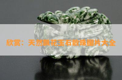 欣赏：天然飘花玉石散珠图片大全