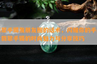 翡翠手镯发朋友圈的话术，闪耀你的手腕：翡翠手镯的时尚魅力与分享技巧