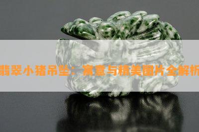 翡翠小猪吊坠：寓意与精美图片全解析