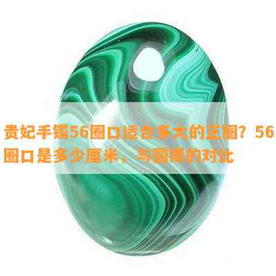 贵妃手镯56圈口适合多大的正圈？56圈口是多少厘米，与圆镯的对比