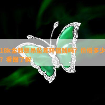 18k金翡翠吊坠耳环值钱吗？价格多少？看图了解