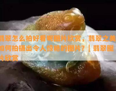 翡翠怎么拍好看呢图片欣赏，翡翠之美：如何拍摄出令人惊艳的图片？| 翡翠图片欣赏