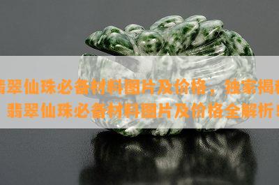 翡翠仙珠必备材料图片及价格，独家揭秘：翡翠仙珠必备材料图片及价格全解析！