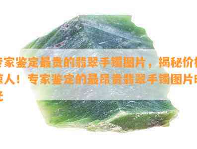 专家鉴定最贵的翡翠手镯图片，揭秘价格惊人！专家鉴定的最昂贵翡翠手镯图片曝光